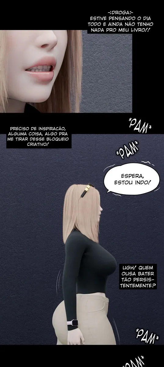 Vizinha Viúva Sedutora: Foda Quente em HQ 3D Explícita