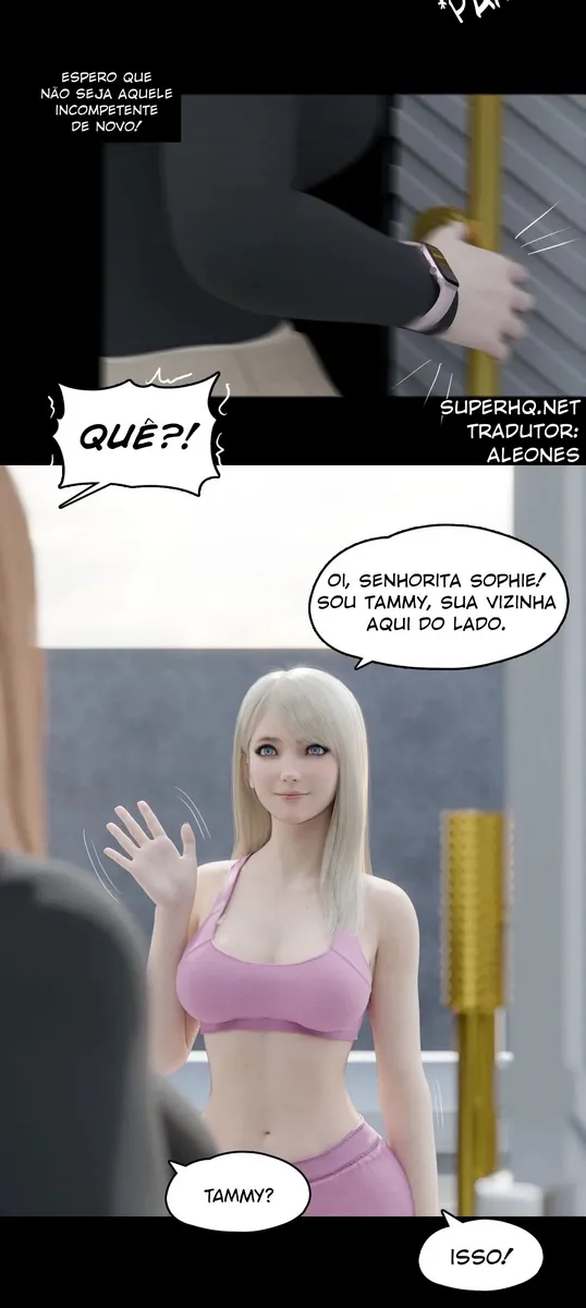 Vizinha Viúva Sedutora: Foda Quente em HQ 3D Explícita