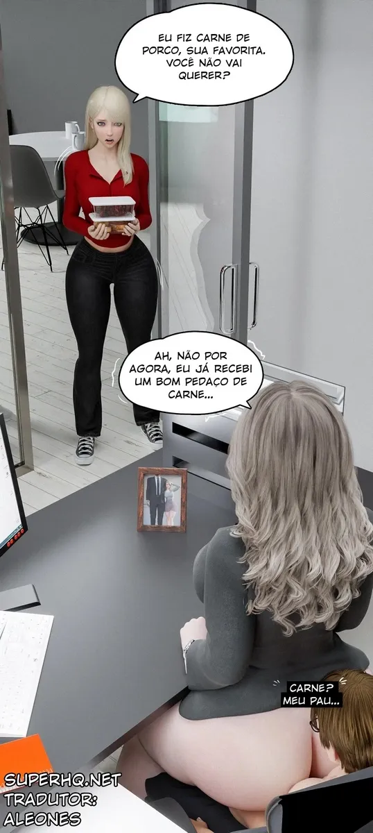 Sexo Explícito com a Viúva Delícia do Lado - HQ 3D