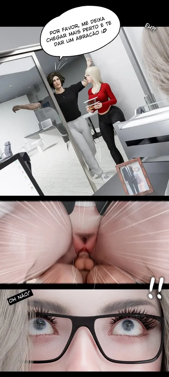 Sexo Explícito com a Viúva Delícia do Lado - HQ 3D