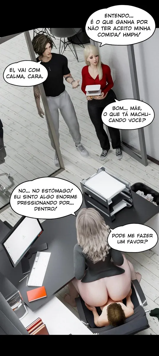 Sexo Explícito com a Viúva Delícia do Lado - HQ 3D