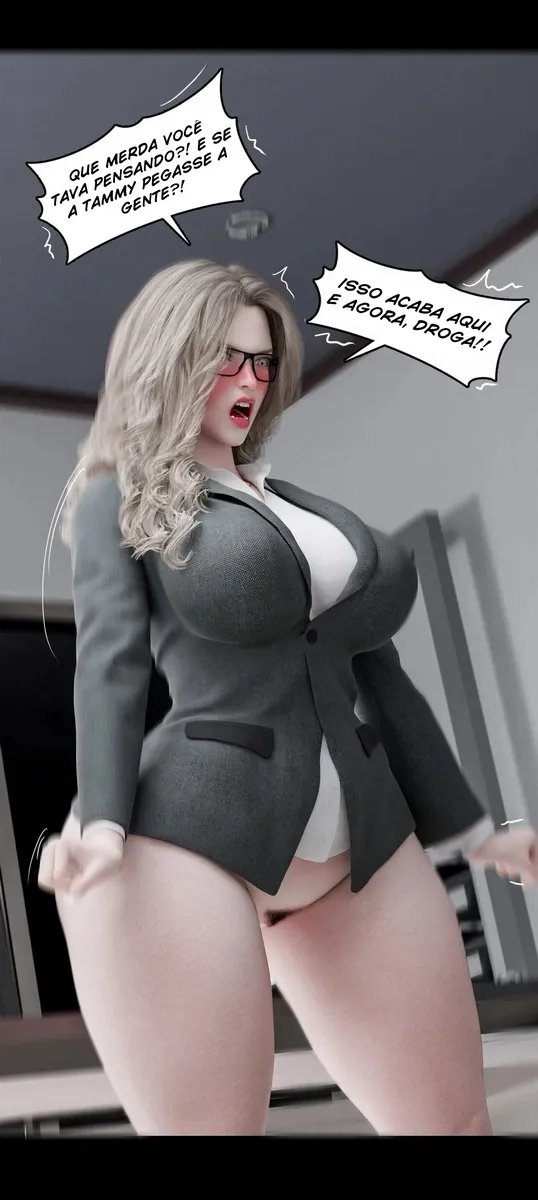 Sexo Explícito com a Viúva Delícia do Lado - HQ 3D