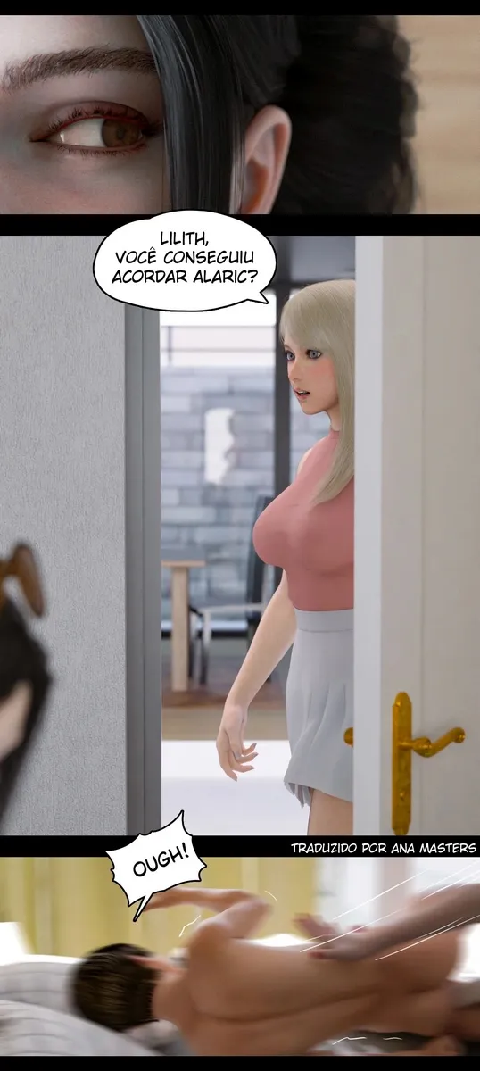 Vizinha Viúva Faminta Suplica por Sexo Selvagem em HQ Picante 3D