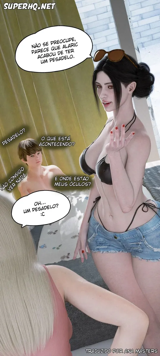 Vizinha Viúva Faminta Suplica por Sexo Selvagem em HQ Picante 3D