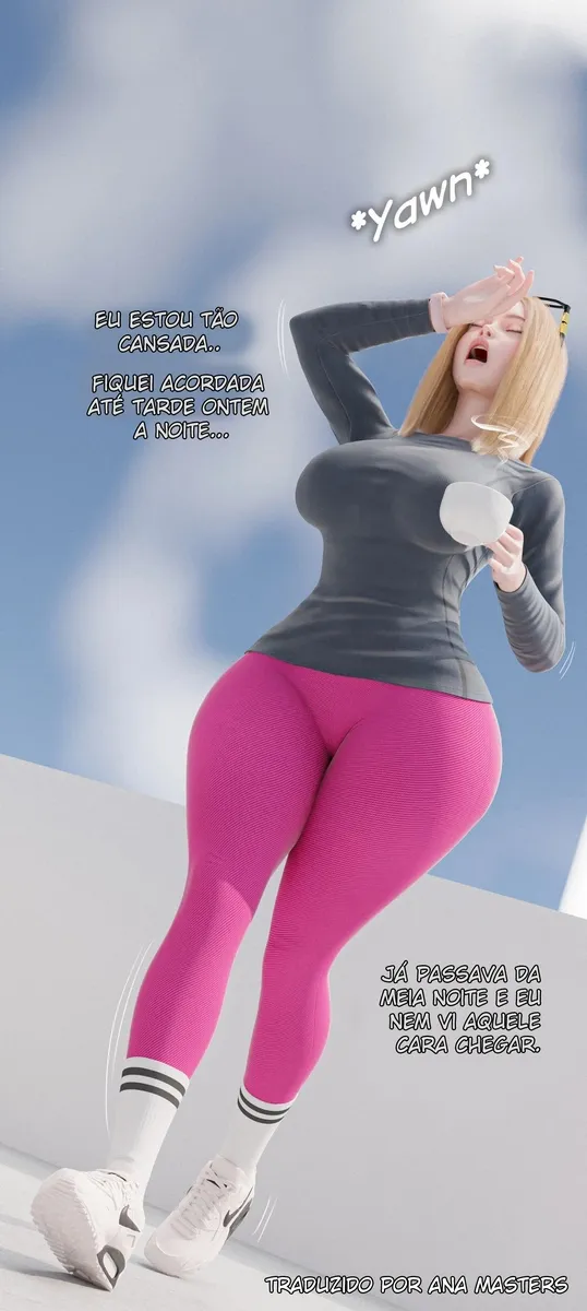 Vizinha Viúva Faminta Suplica por Sexo Selvagem em HQ Picante 3D