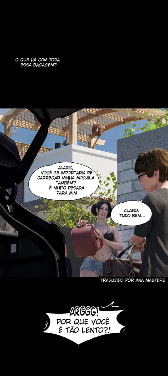 Vizinha Viúva Faminta Suplica por Sexo Selvagem em HQ Picante 3D