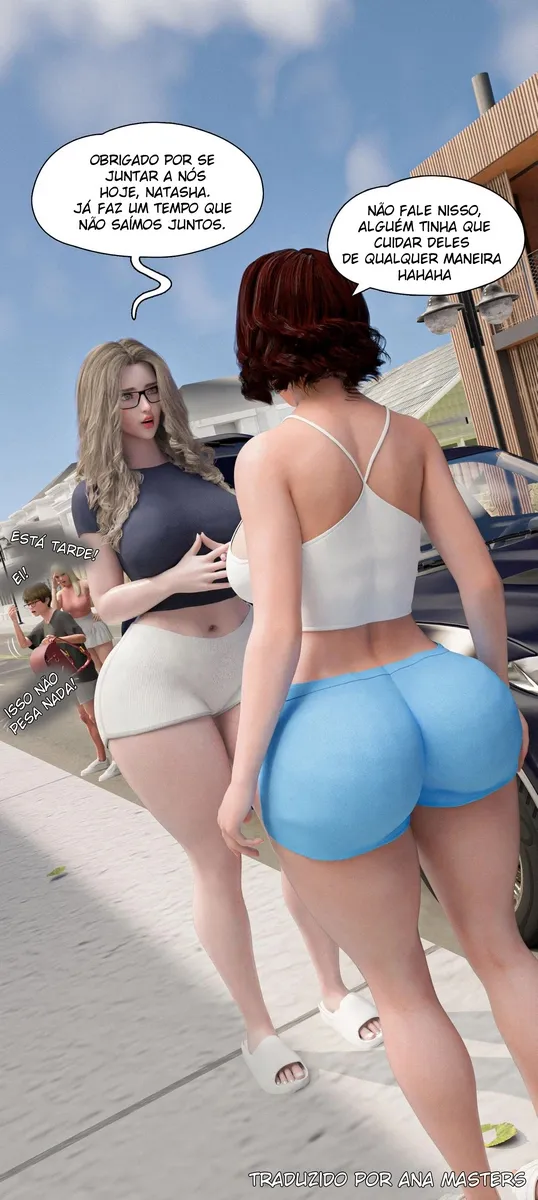 Vizinha Viúva Faminta Suplica por Sexo Selvagem em HQ Picante 3D