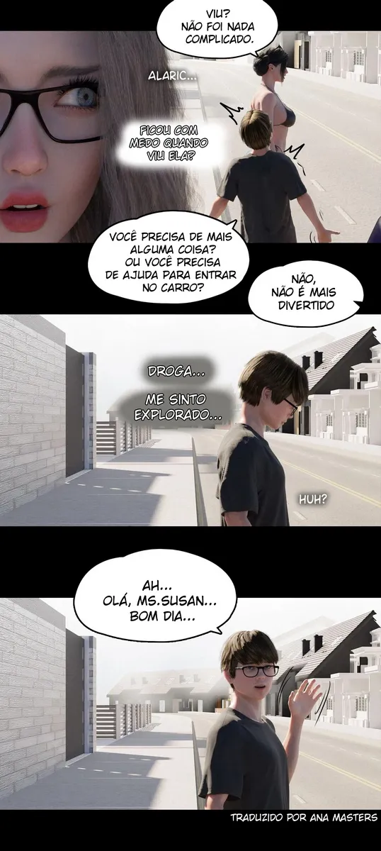 Vizinha Viúva Faminta Suplica por Sexo Selvagem em HQ Picante 3D