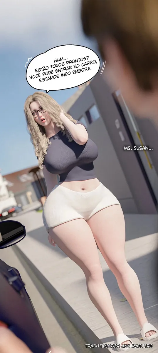 Vizinha Viúva Faminta Suplica por Sexo Selvagem em HQ Picante 3D