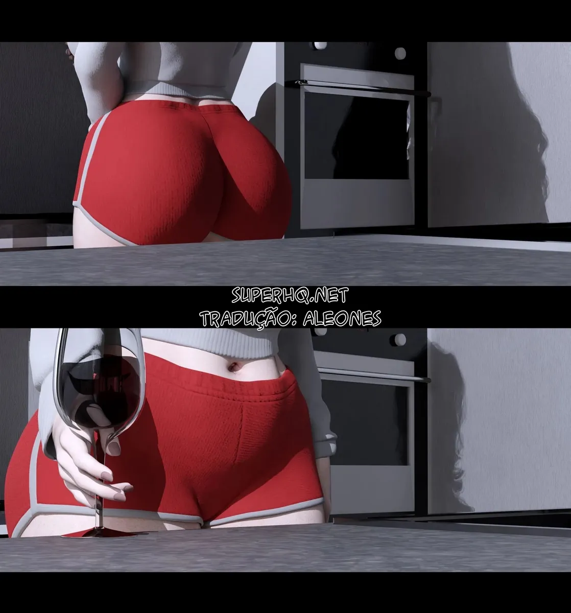 Vizinha Viúva Sedutora: HQ 3D Explícita e Ardente