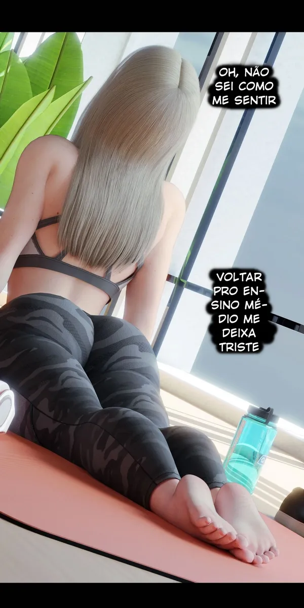 Vizinha Viúva Ensina Taras Proibidas em HQ Erótica 3D Explícita