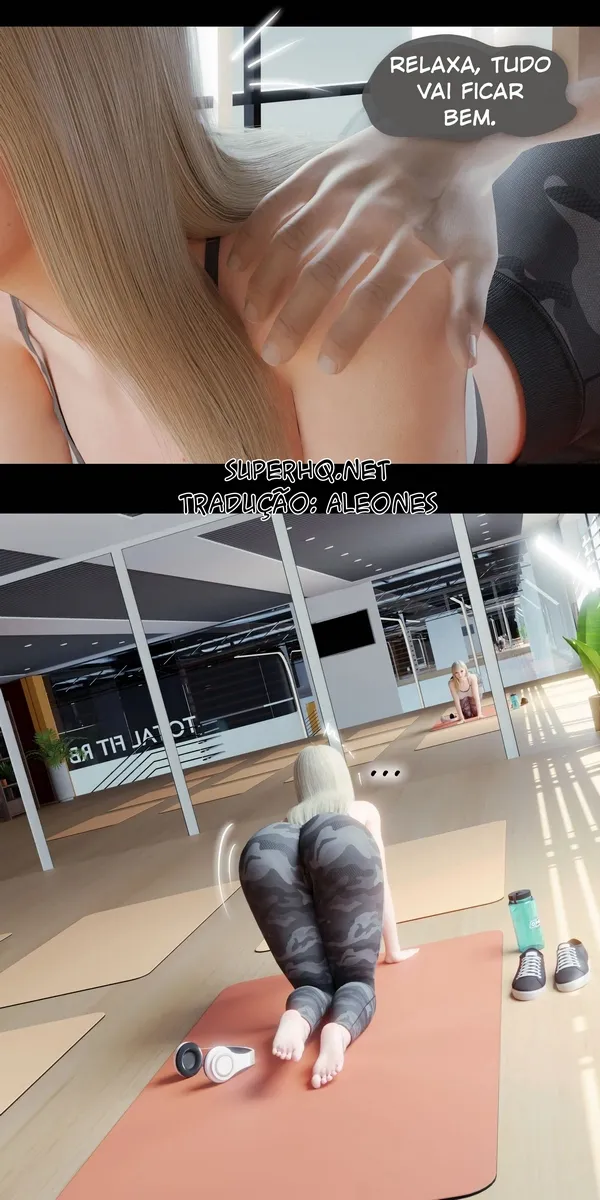 Vizinha Viúva Ensina Taras Proibidas em HQ Erótica 3D Explícita