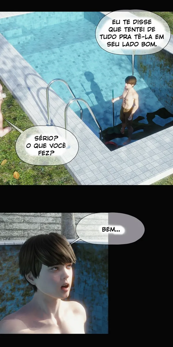 Vizinha Viúva Ensina Taras Proibidas em HQ Erótica 3D Explícita