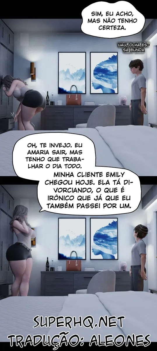Vizinha Viúva Enfrenta Tesão Incontrolável - Hentai 3D Explícito
