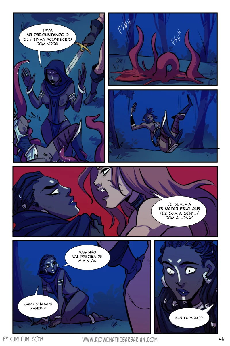 A feroz guerreira Rowena busca prazer selvagem em travesseiros quentes