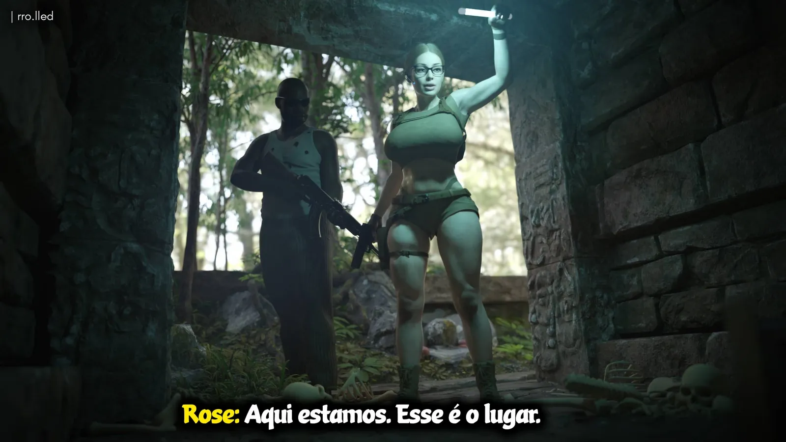 Fuga Selvagem: Sexo 3D Explícito em Quadrinhos Eróticos