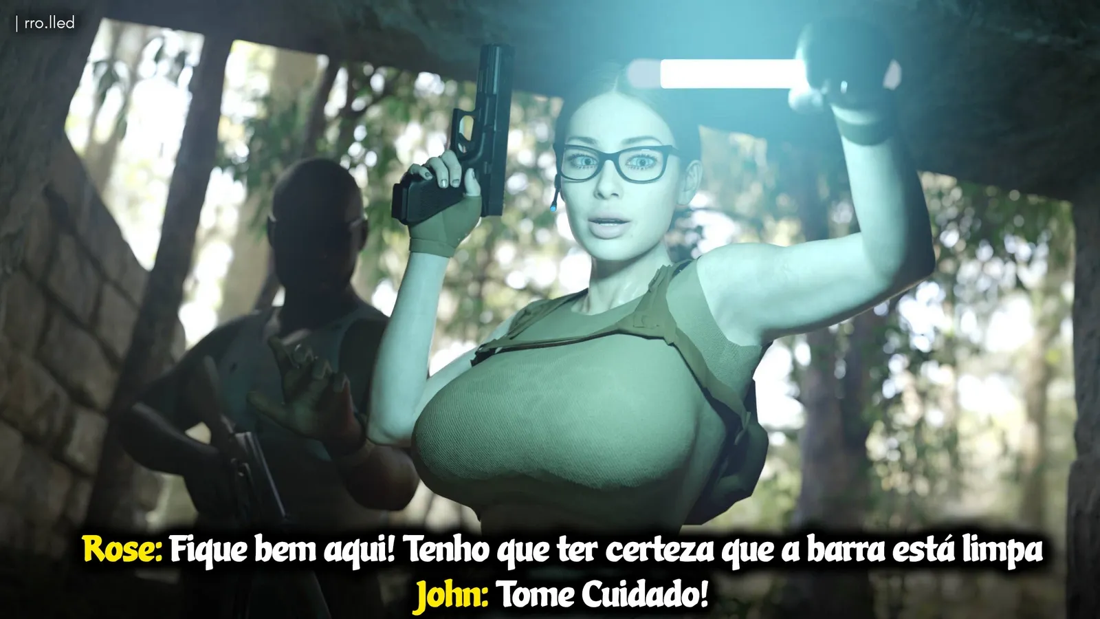 Fuga Selvagem: Sexo 3D Explícito em Quadrinhos Eróticos