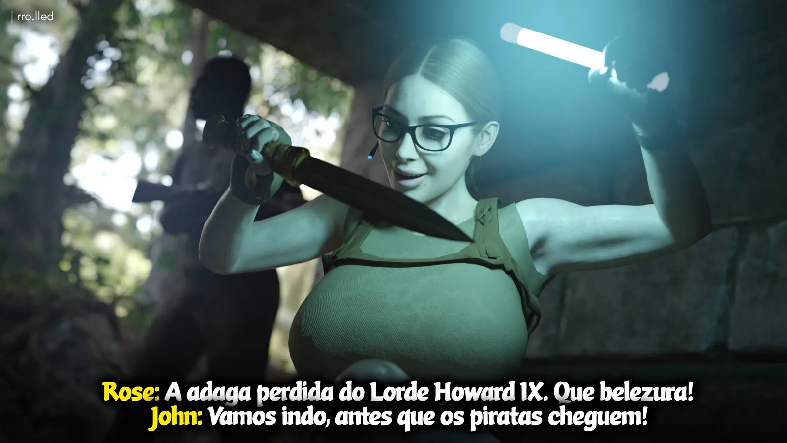 Fuga Selvagem: Sexo 3D Explícito em Quadrinhos Eróticos