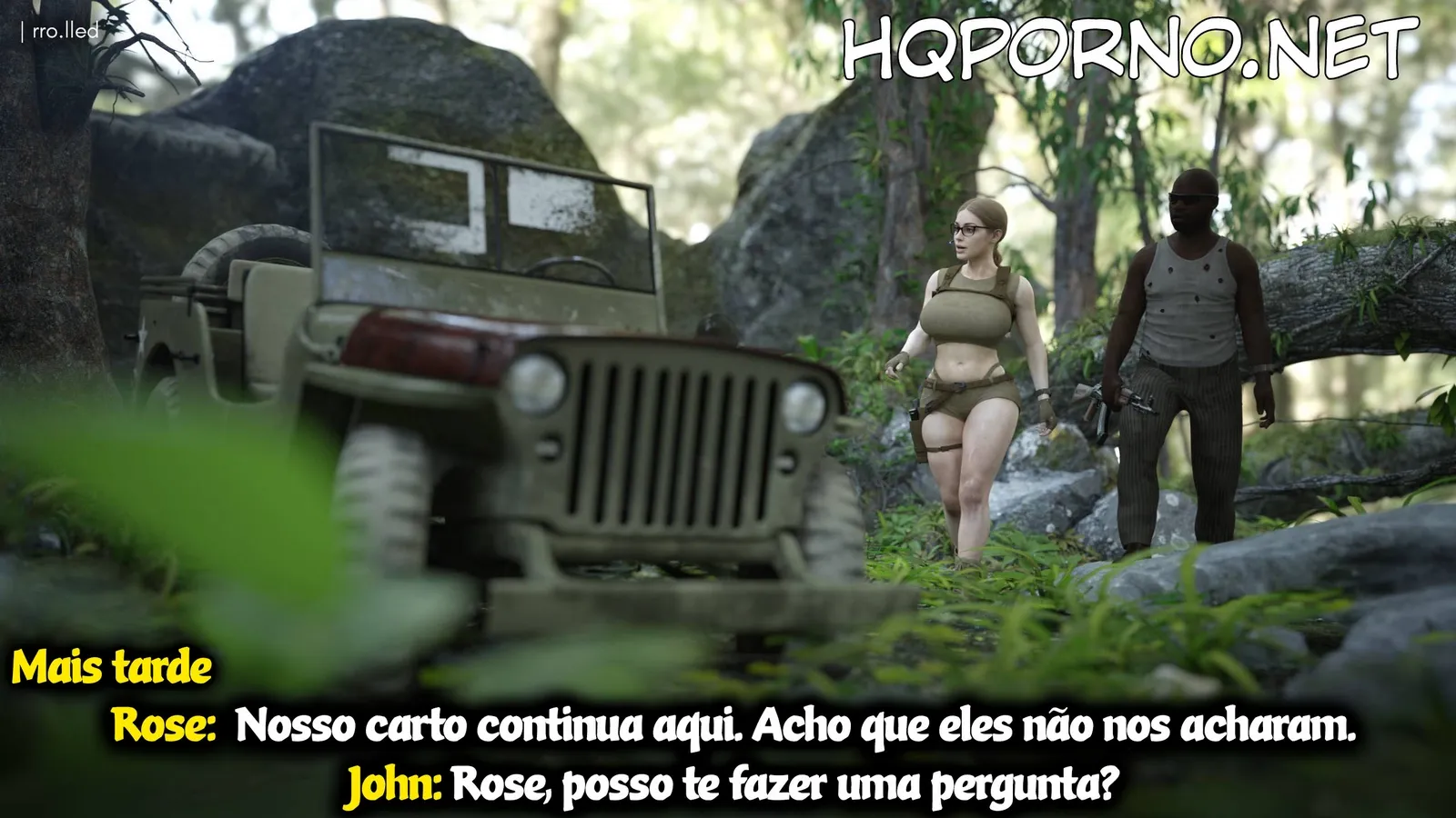 Fuga Selvagem: Sexo 3D Explícito em Quadrinhos Eróticos