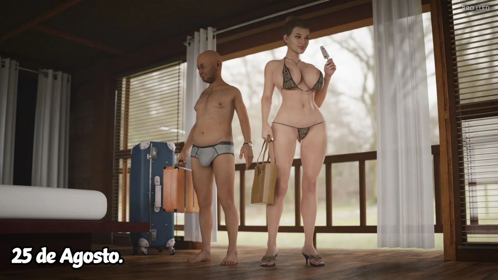 Aventuras Explícitas da Rro.Lled: Trabalho e Prazer em 3D Imoral