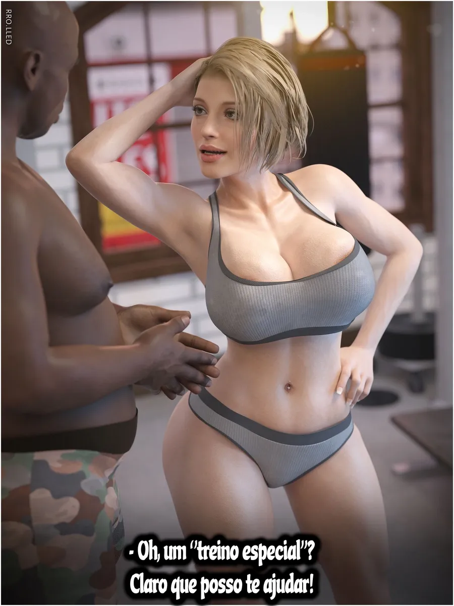 Devoção Física: Malhação Erótica em 3D com Personal Trainer Sedutor