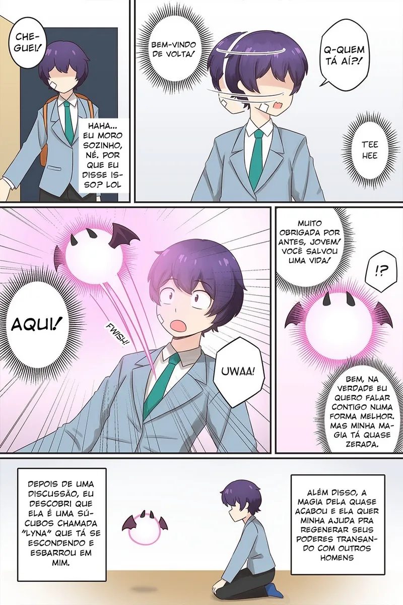 MORENA ENGOLE PORRA: Vida Erótica de Uma Succubus Safada em HQ