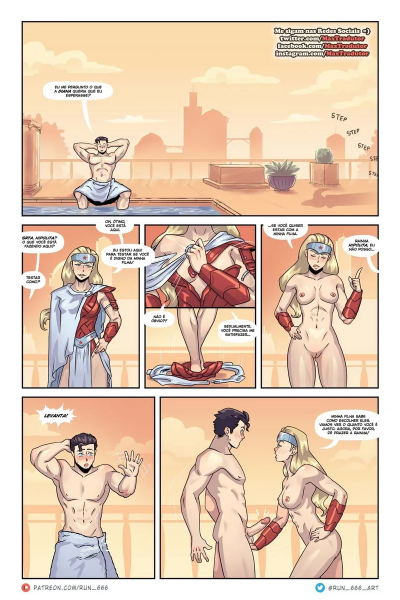 Quadrinhos Exclusivos: As Amazonas em Aventuras Eróticas Explícitas