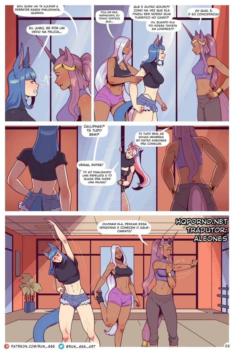 Yoga Proibida com Futanari - Cenas Explícitas nos Quadrinhos de Sexo