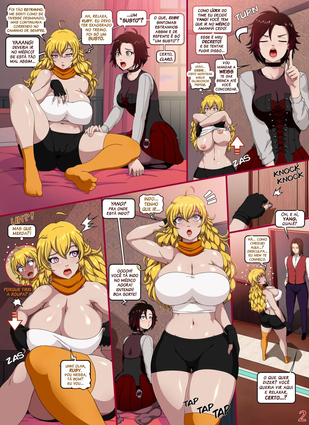 Yang Xiao Long Dominada - Quadrinhos Eróticos Explícitos de RWBY