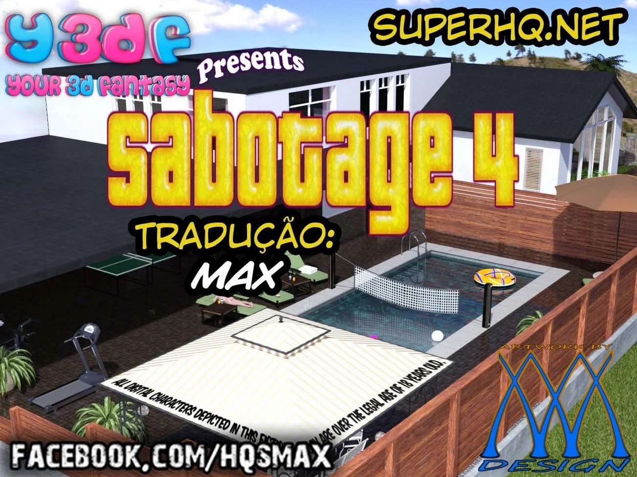 Safadeza em Quadrinhos 3D: Tesão Explícito e Cenas Quentes
