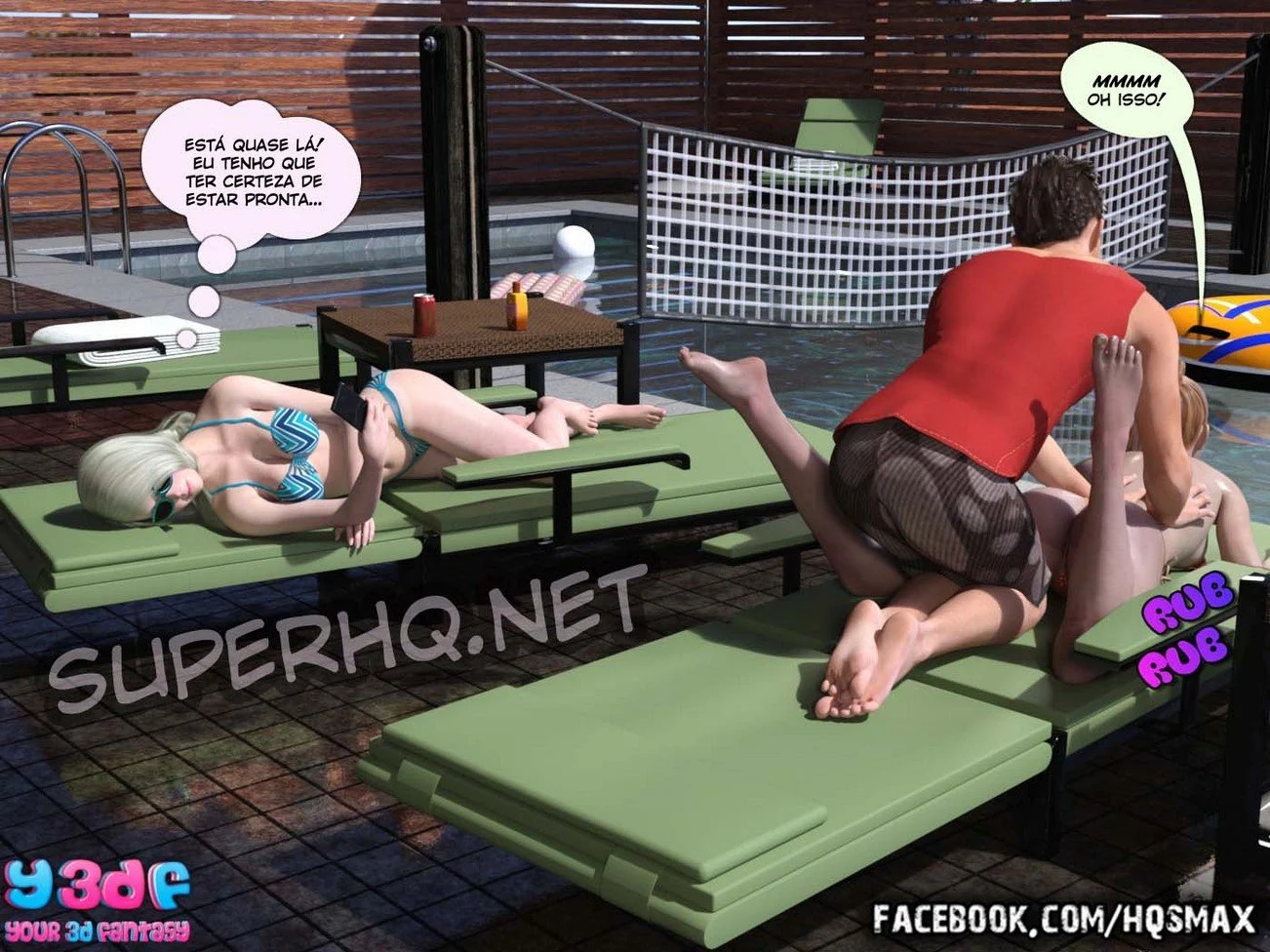 Safadeza em Quadrinhos 3D: Tesão Explícito e Cenas Quentes