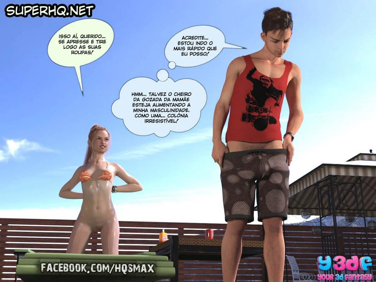 Safadeza em Quadrinhos 3D: Tesão Explícito e Cenas Quentes