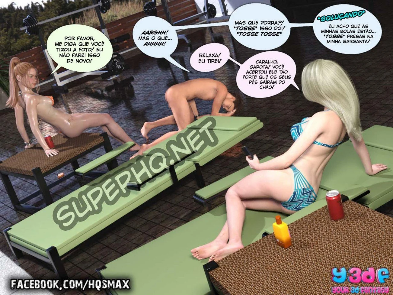 Safadeza em Quadrinhos 3D: Tesão Explícito e Cenas Quentes