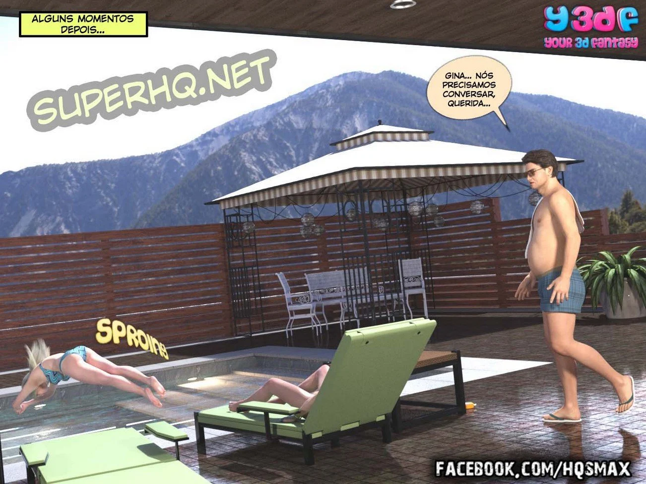 Safadeza em Quadrinhos 3D: Tesão Explícito e Cenas Quentes