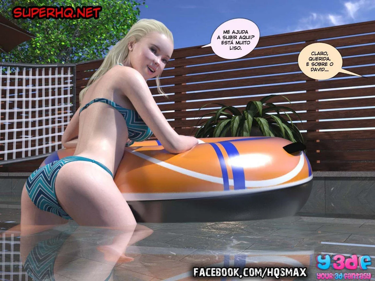 Safadeza em Quadrinhos 3D: Tesão Explícito e Cenas Quentes