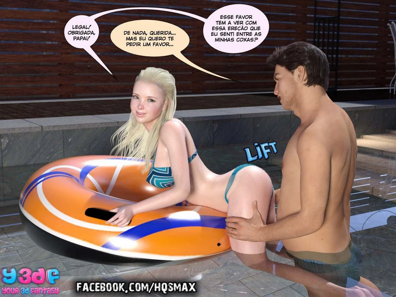 Safadeza em Quadrinhos 3D: Tesão Explícito e Cenas Quentes