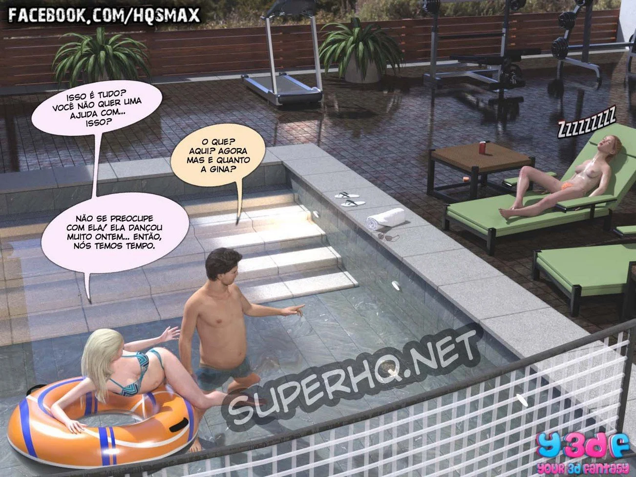 Safadeza em Quadrinhos 3D: Tesão Explícito e Cenas Quentes