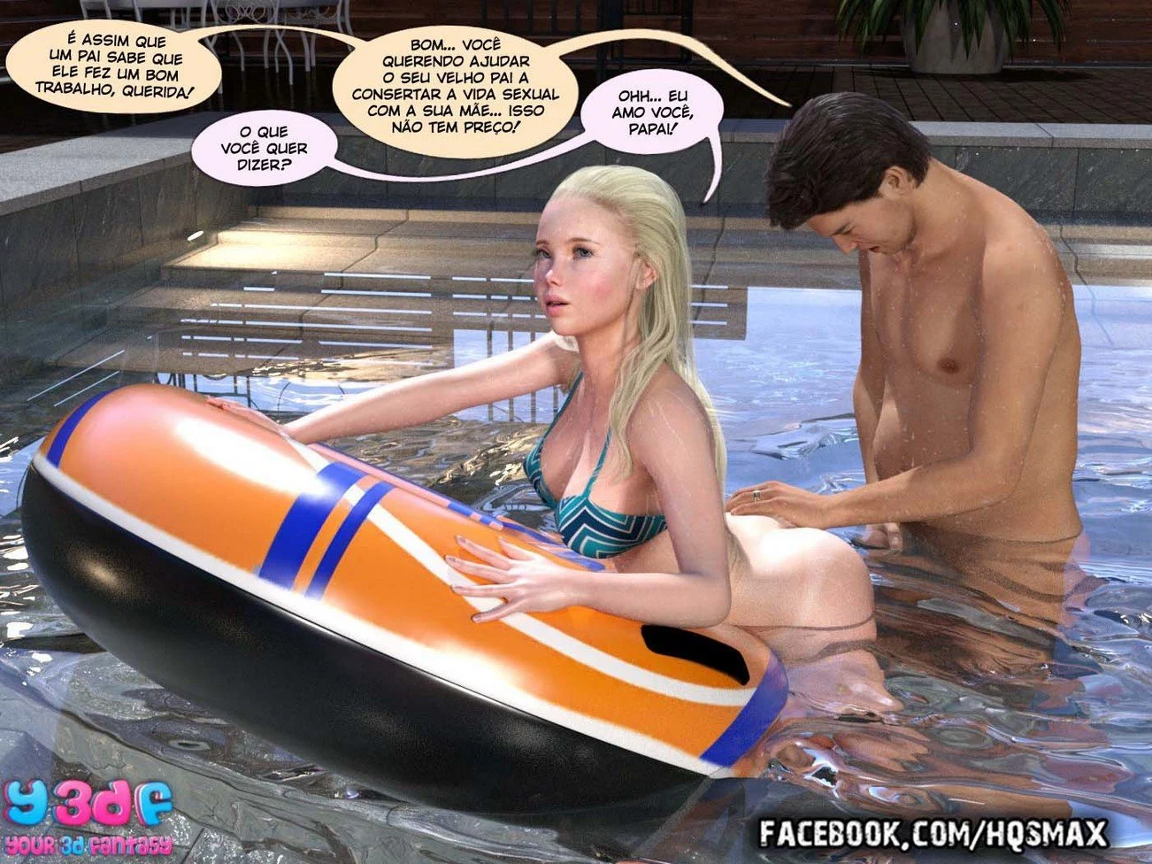 Safadeza em Quadrinhos 3D: Tesão Explícito e Cenas Quentes