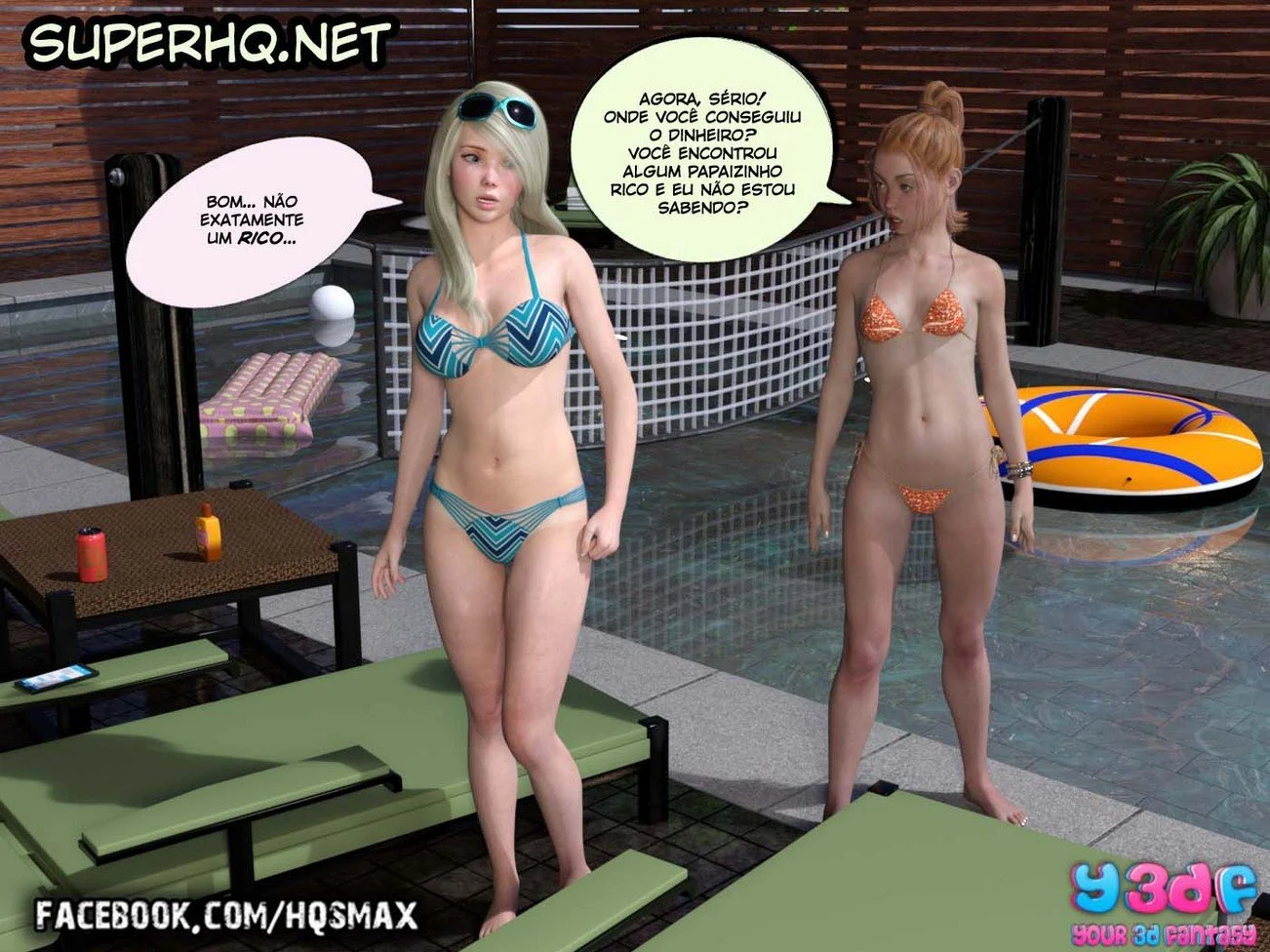 Safadeza em Quadrinhos 3D: Tesão Explícito e Cenas Quentes