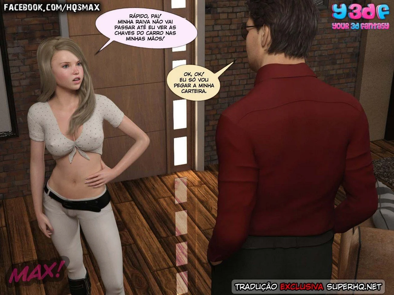 Safadeza em Quadrinhos 3D: Tesão Explícito e Cenas Quentes