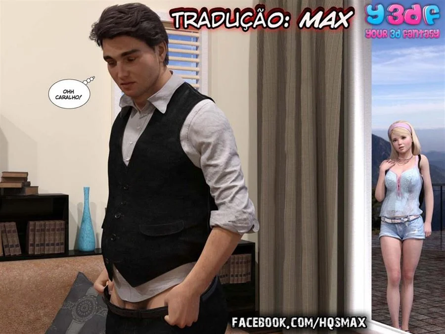 Orgia Família: Pai Fode a Filha sem Limites | Hentai 3D Explícito