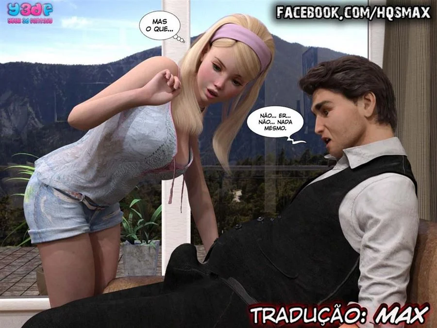 Orgia Família: Pai Fode a Filha sem Limites | Hentai 3D Explícito