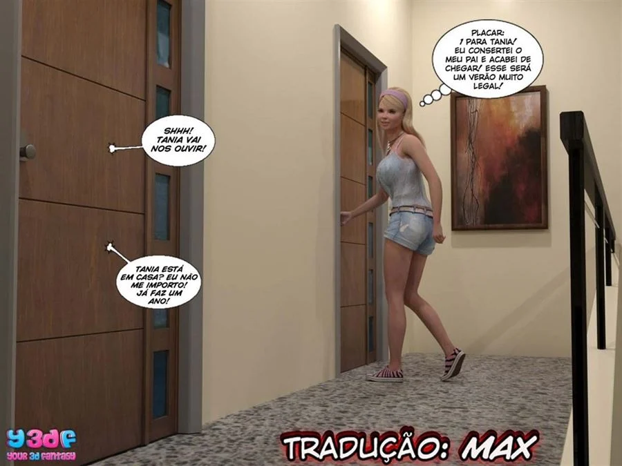 Orgia Família: Pai Fode a Filha sem Limites | Hentai 3D Explícito