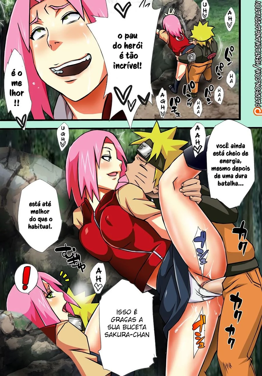 Campus Espinhoso: Quadrinhos Eróticos Naruto com Cenas Explícitas