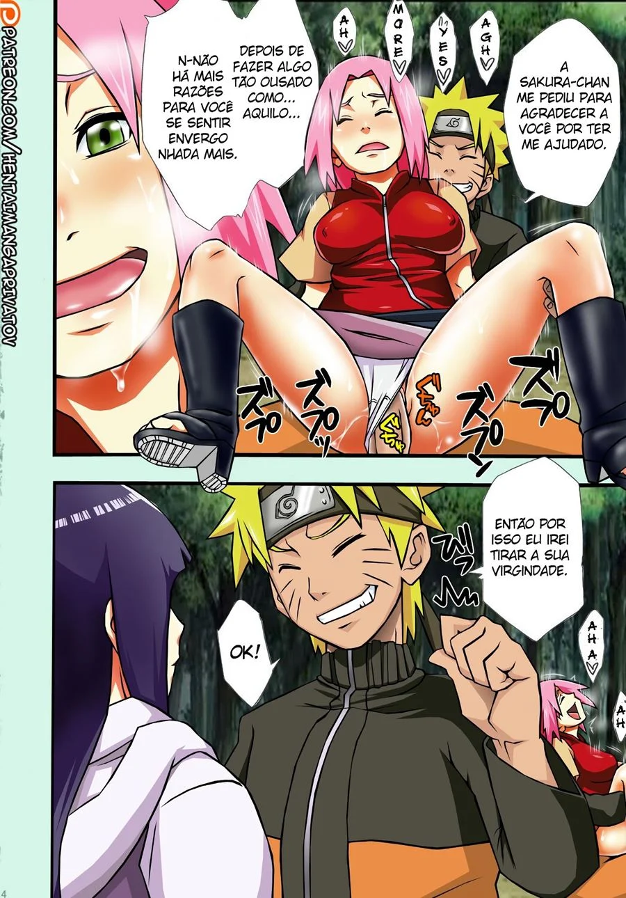 Campus Espinhoso: Quadrinhos Eróticos Naruto com Cenas Explícitas