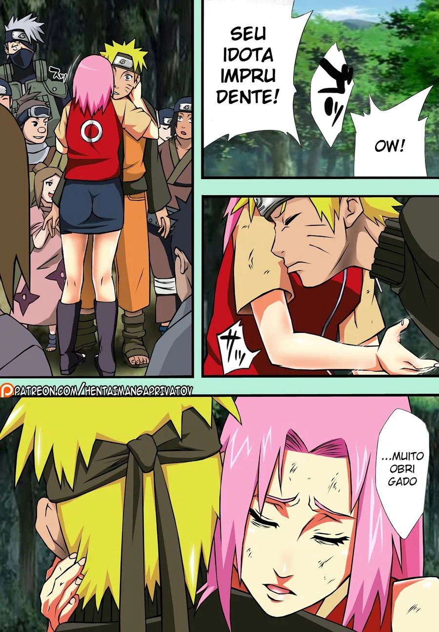 Campus Espinhoso: Quadrinhos Eróticos Naruto com Cenas Explícitas