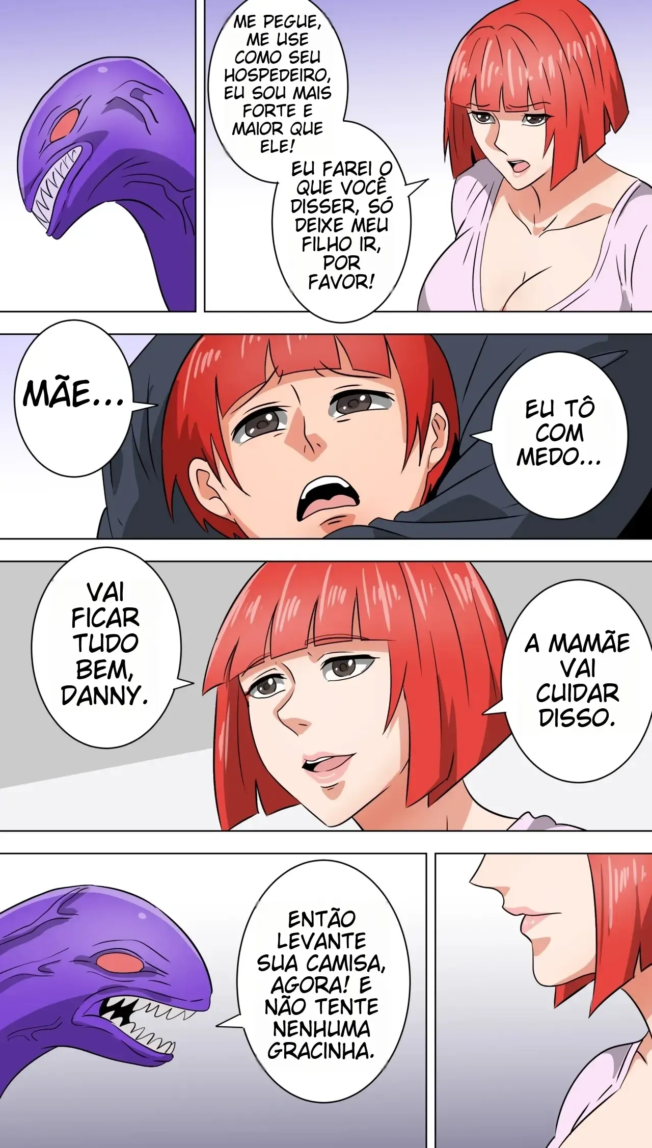 Mãe Sacrifica o Corpo para Satisfazer o Filho: Sexo Explícito em HQ