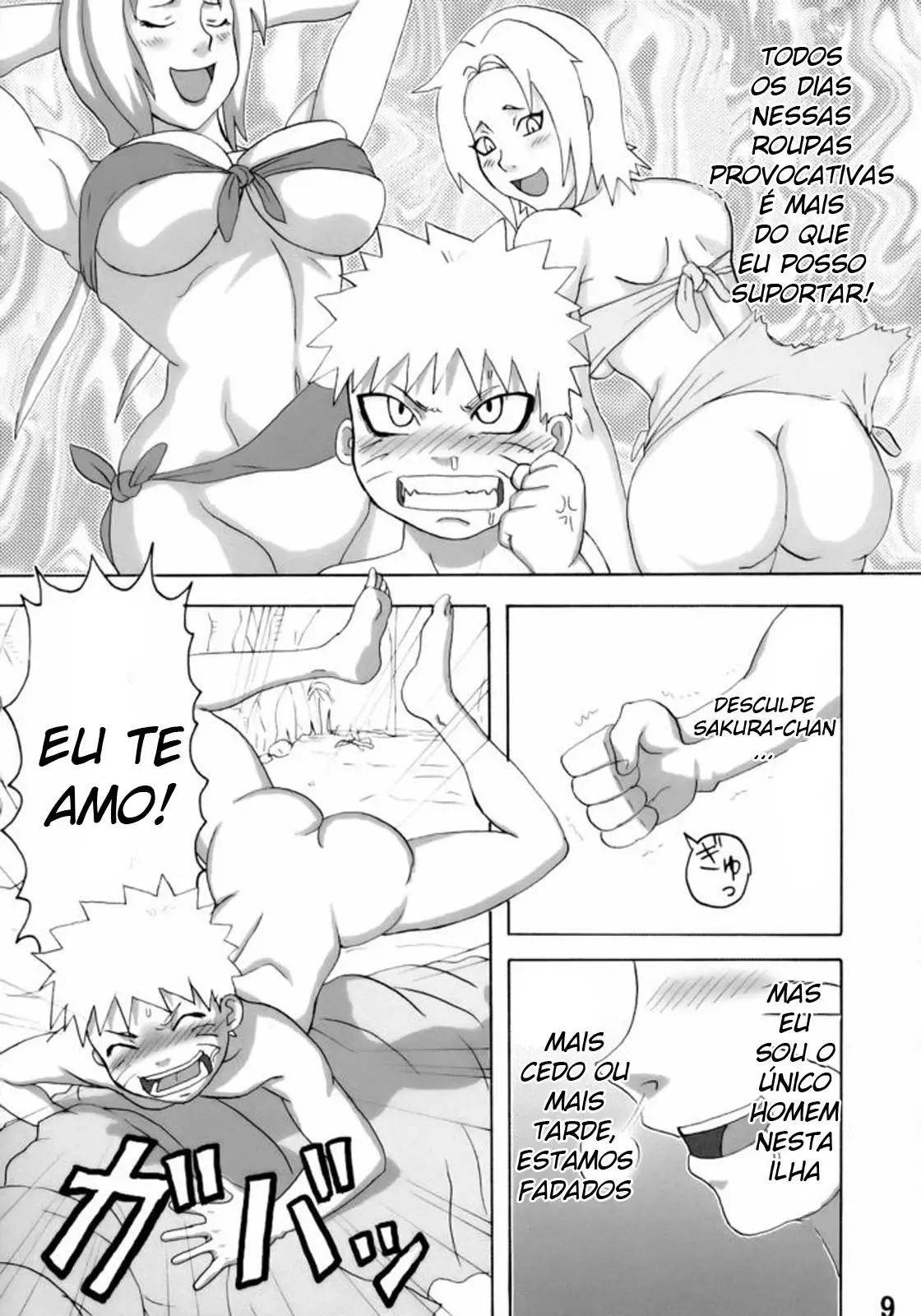 Aventuras Eróticas Selvagens de Naruto: Sexo Explícito nos Quadrinhos