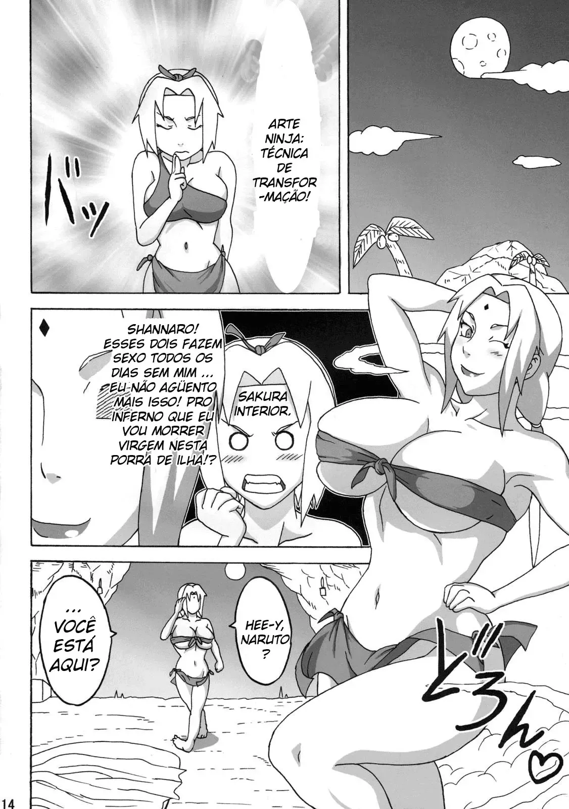 Jujutsu Safado - Naruto e Sakura Transando na Amazônia Proibida