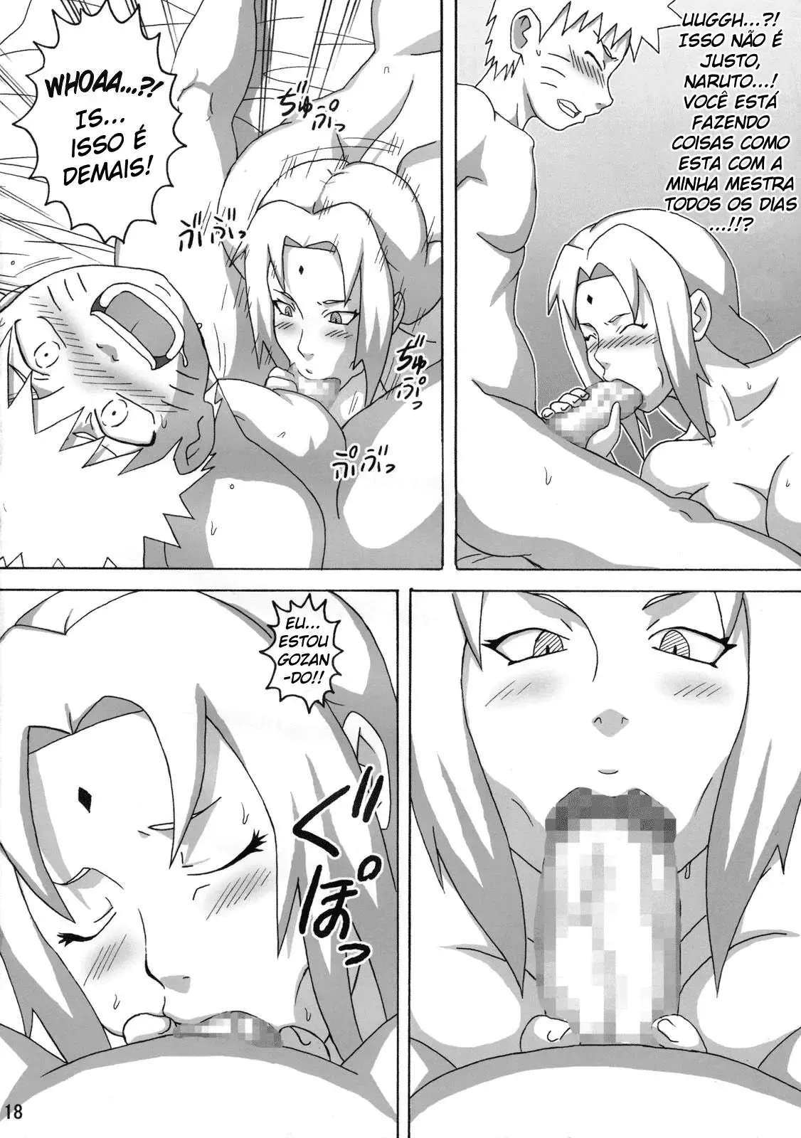 Jujutsu Safado - Naruto e Sakura Transando na Amazônia Proibida